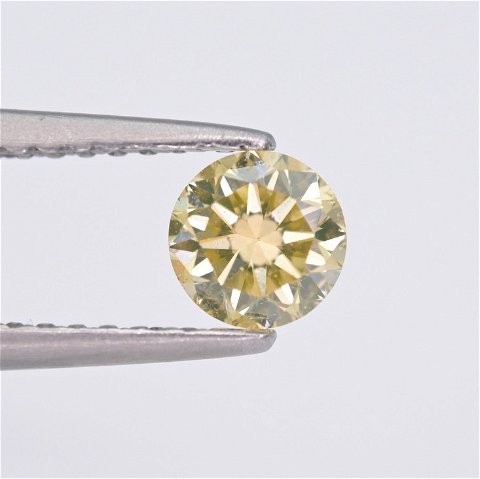 Beautiful Yellowish Faceted Fancy Diamond