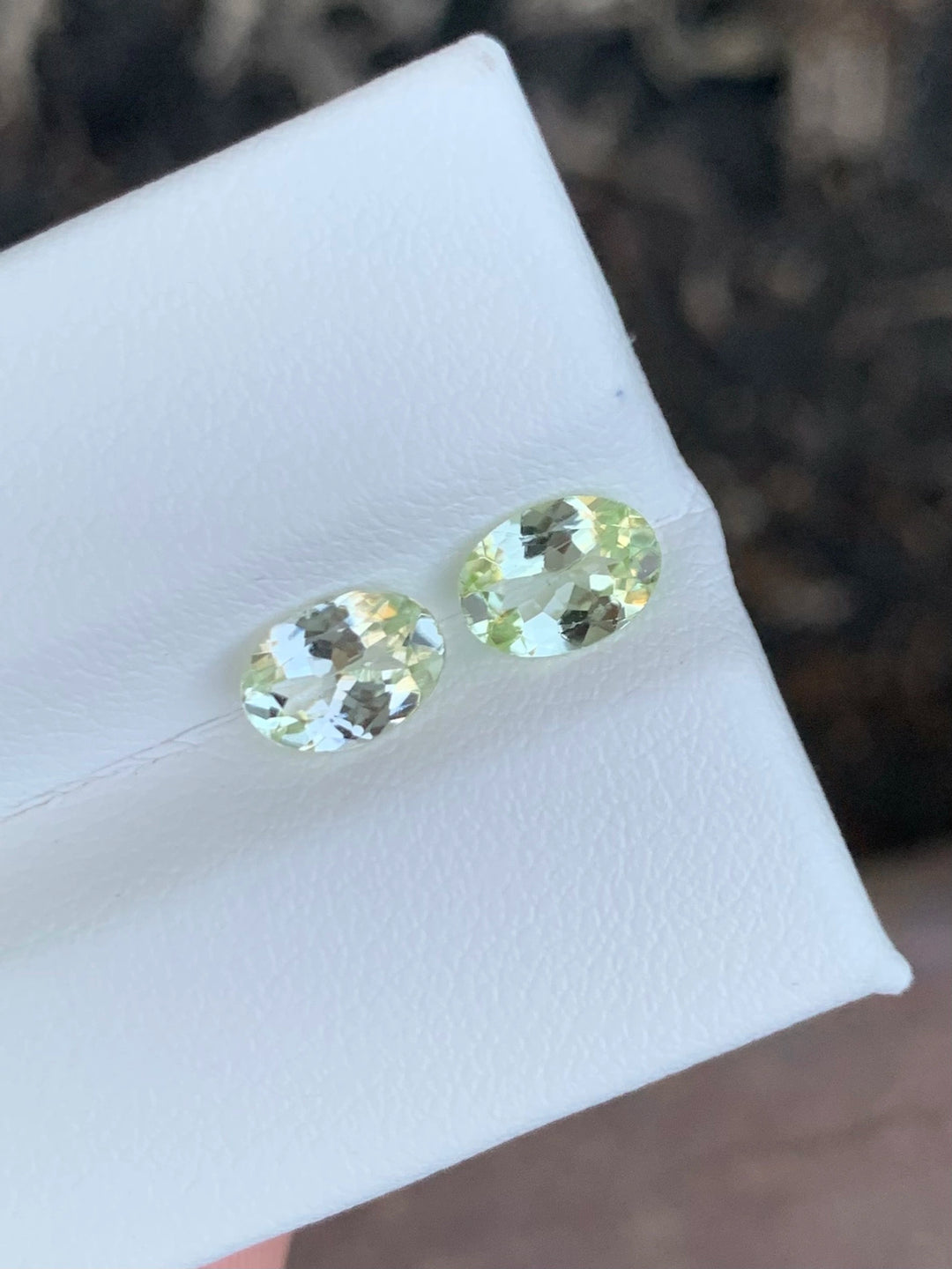 Tanzanite Rare  Mint Green Pair 1.50 cts