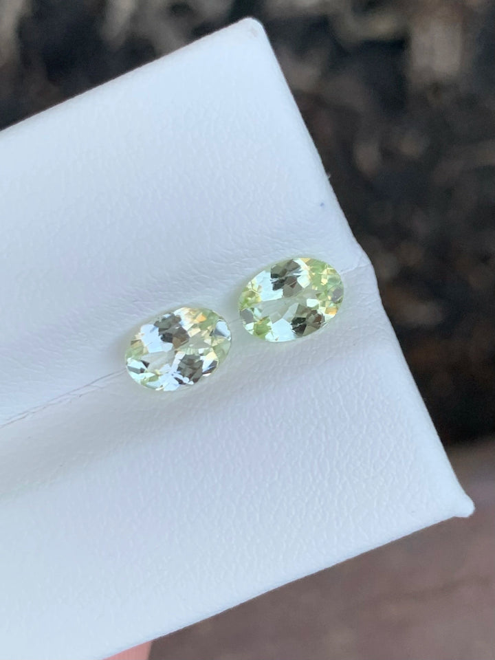 Tanzanite Rare  Mint Green Pair 1.50 cts