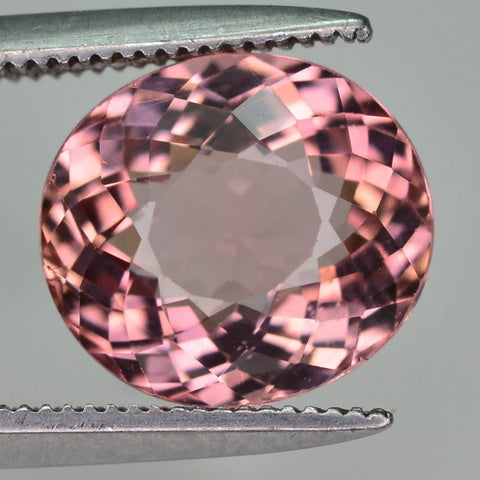 Tourmaline Radiant Pink-Orange Gemstone 3.15 Cts.