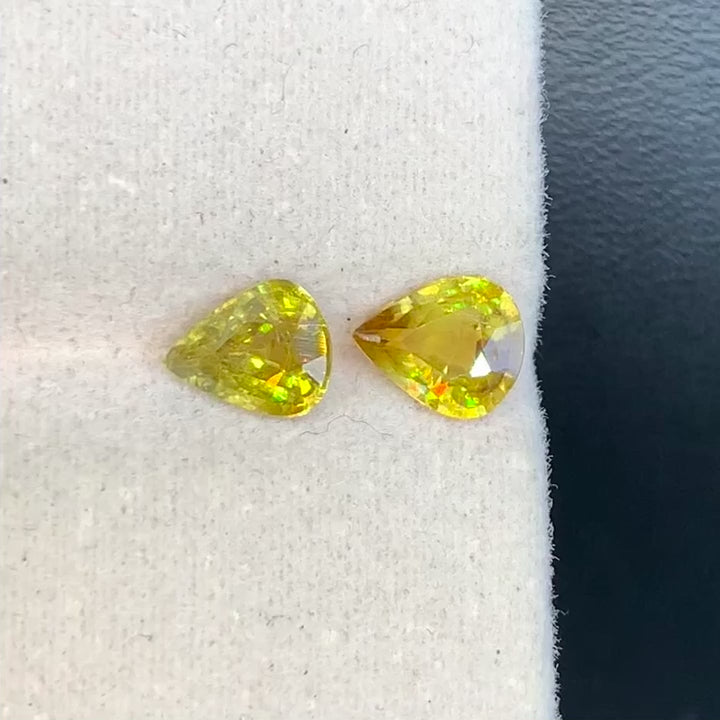 Sphene Pair 1.44 cts