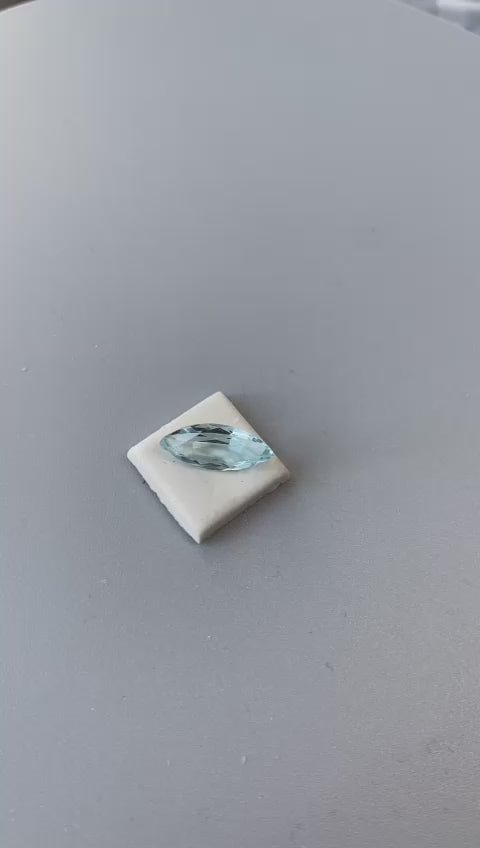 Aquamarine Blue Color - Marquise 2.14 ct