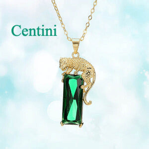 Emerald Pendant - Trending Leopard Design