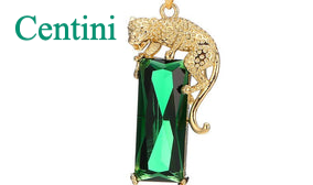 Emerald Pendant - Trending Leopard Design