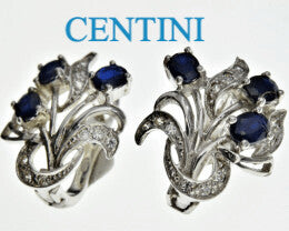 Sapphire Earrings 34.12 ct