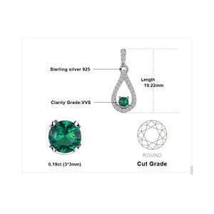 Emerald Drop Earrings-Just Brilliant