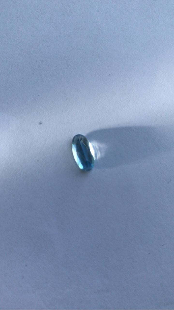 Aquamarine Blue Color - 0.48 ct Sparkling Serenity