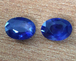 Royal Blue Sapphire Pair