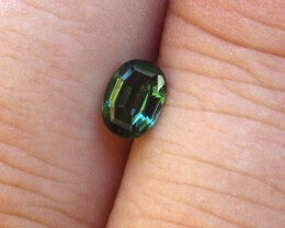 Tourmaline  Gem-Platinum Bluey Green Tourmaline