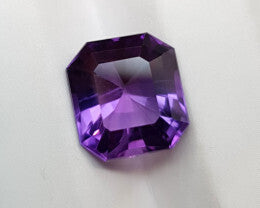 Amethyst Violet Color-Violet Color Radiant Cut Amethyst