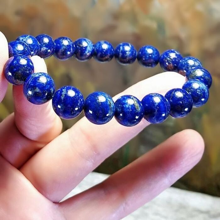 Lapis Lazuli Gemstone Stretchable Bracelet