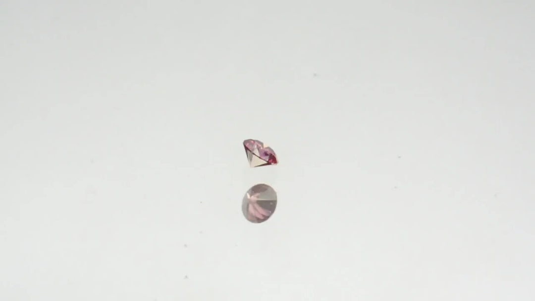 Natural Pink Diamond - 0.07 ct Vivid Color Round Cut