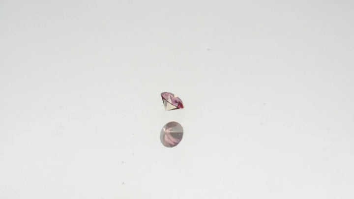 Natural Pink Diamond - 0.07 ct Vivid Color Round Cut